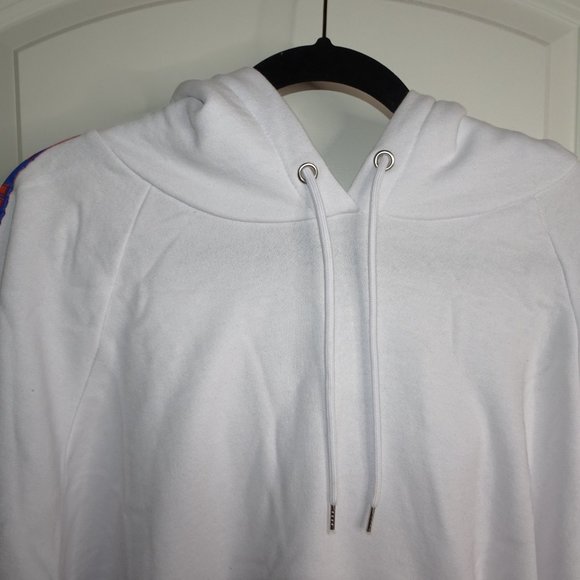 Pony x Forever 21+ Cropped White Hoodie - Picture 3 of 6